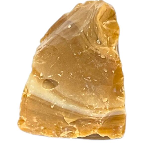 Chocolate Carmel Layered Art Glass Cullet Slag Glass #5L22 - Picture 2 of 6